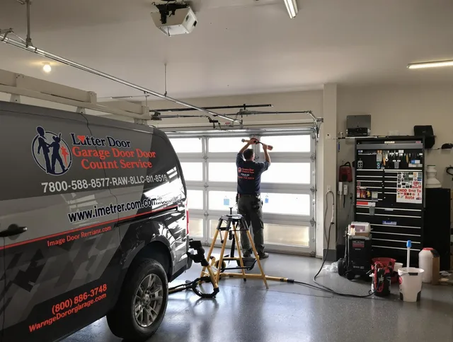 Bluffton Garage Door Repair team performing same-day garage door repair in Bluffton